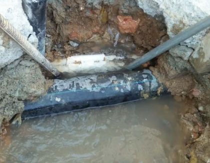 新县测漏水之水管漏水